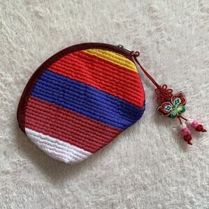 Colorful Korean coin purse